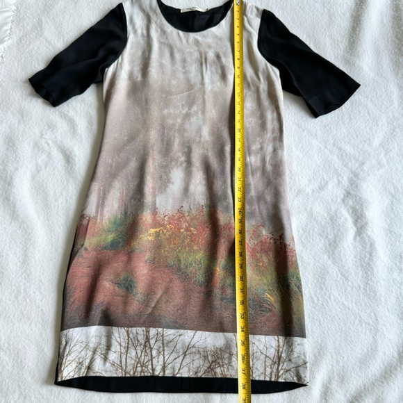 Nice Things by Paloma Knee Length Shirt Dress Abstract Art Size 6 - Picture 7 of 10